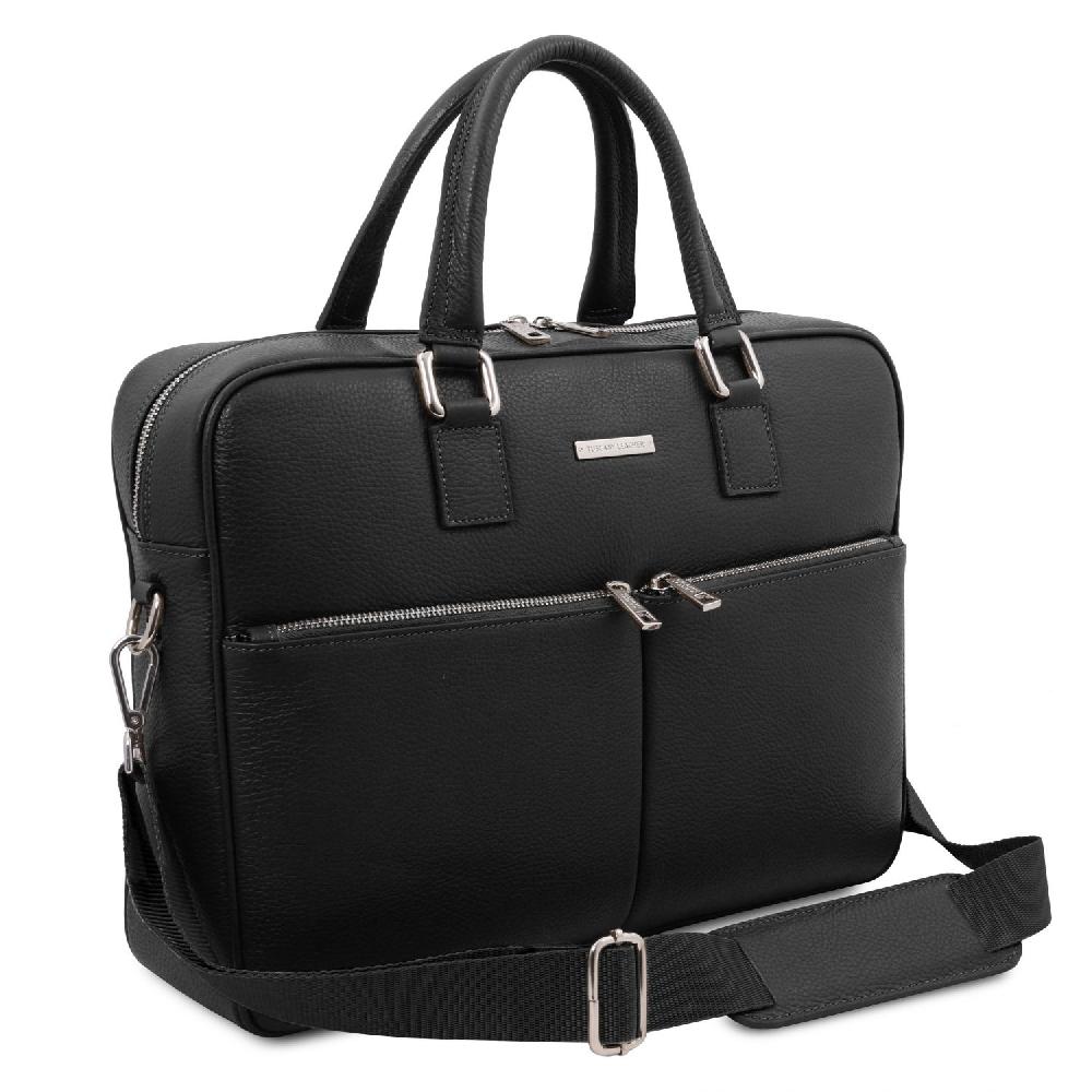 Tuscany Leather Borsa Porta Computer in Pelle Offerta per la Festa della Mamma