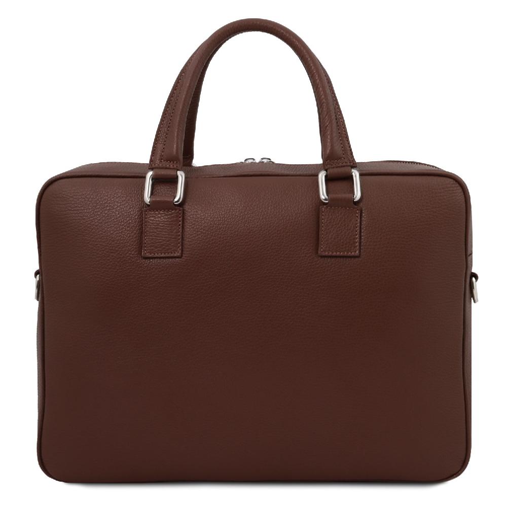 Tuscany Leather Borsa Porta Computer in Pelle Offerta Giorno del Papà