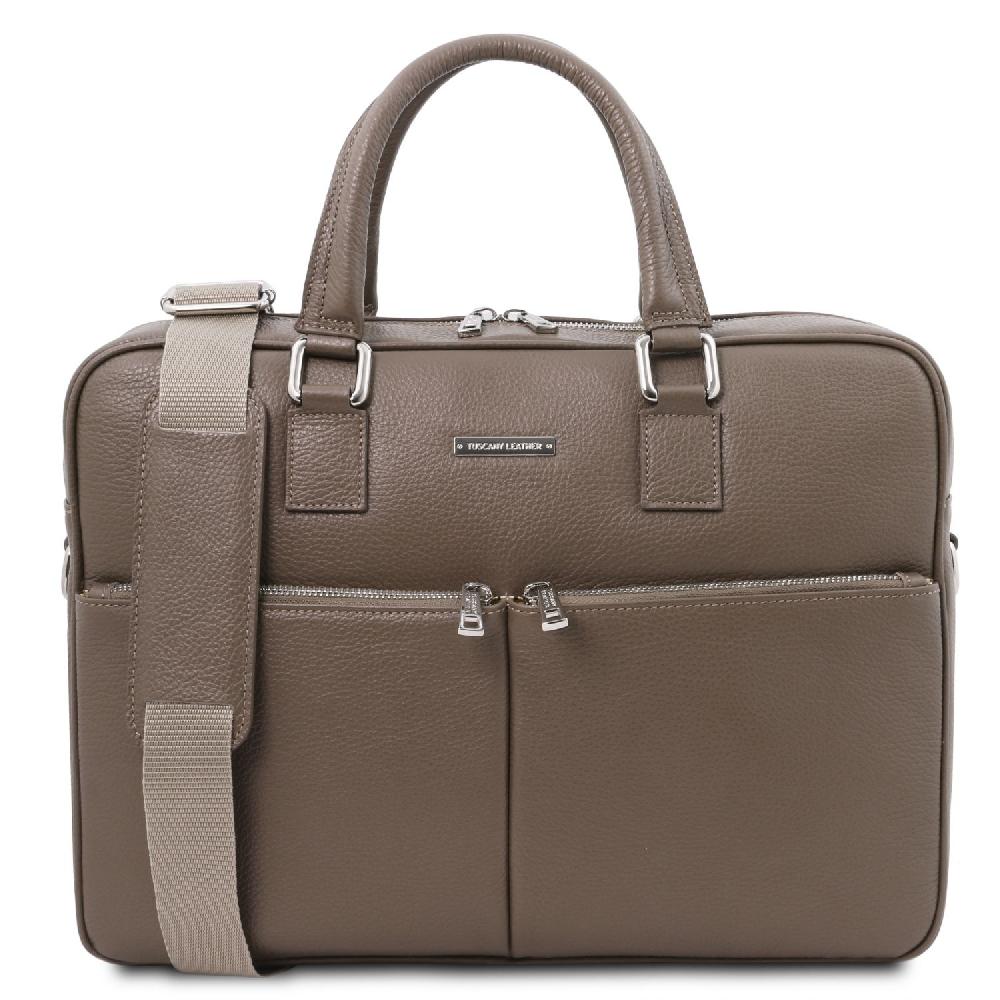 Tuscany Leather Borsa Porta Computer in Pelle Offerta San Valentino