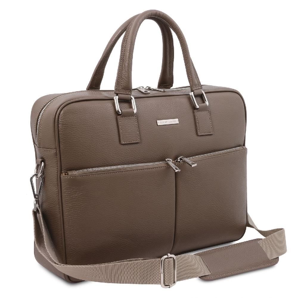 Tuscany Leather Borsa Porta Computer in Pelle Offerta San Valentino