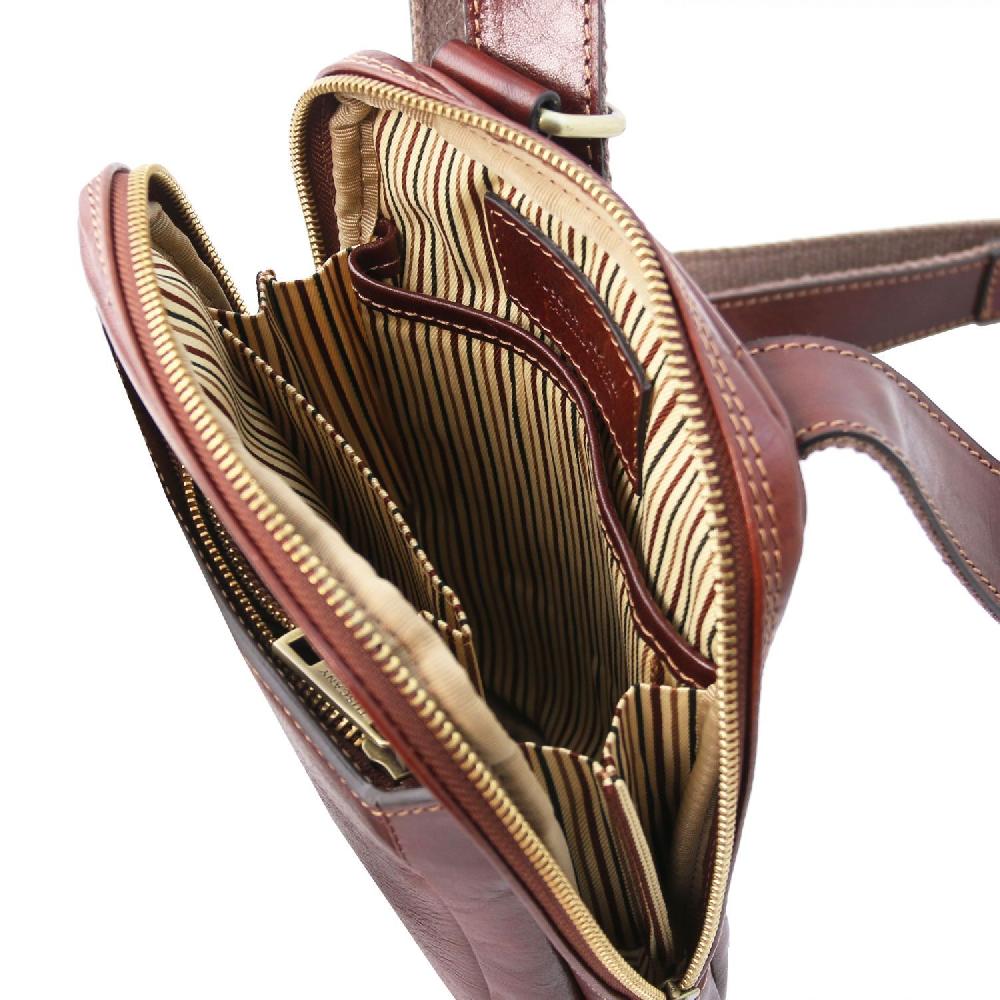 Tuscany Leather Borsello da Uomo in Pelle Liquidazione