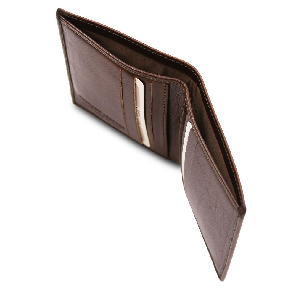 Tuscany Leather Esclusivo Portafoglio Uomo in Pelle 2 Ante Ultimo giorno