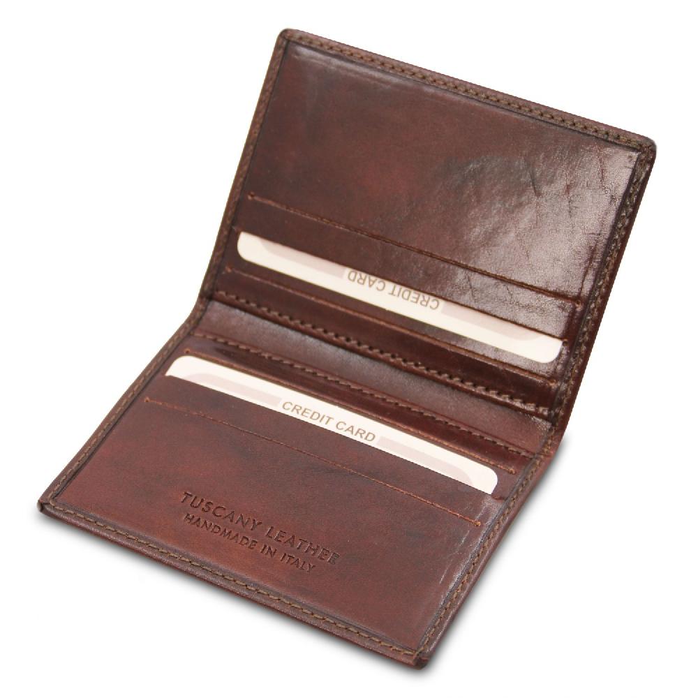 Tuscany Leather Esclusivo Portacarte in Pelle Fino al 60% di sconto