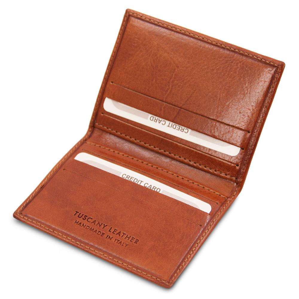 Tuscany Leather Esclusivo Portacarte in Pelle Fino al 65% di sconto