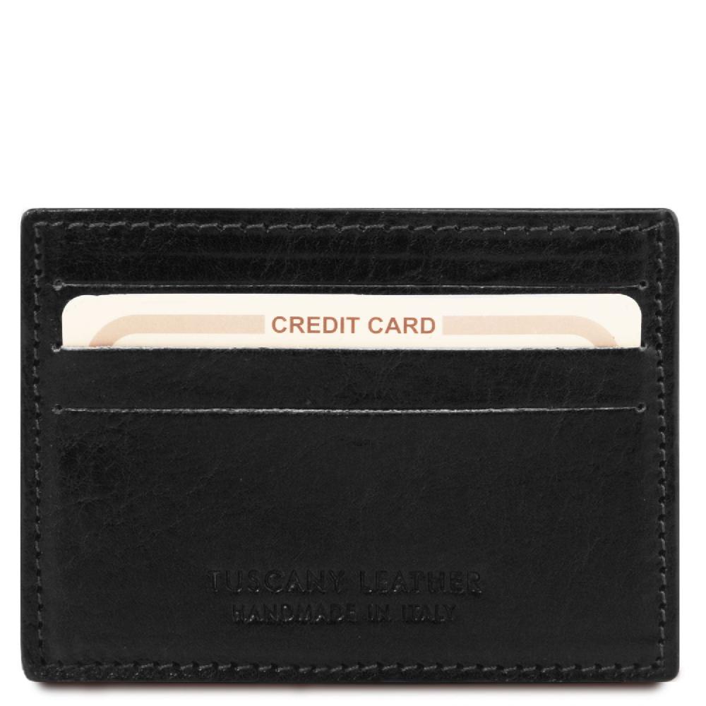 Tuscany Leather Esclusivo Portacarte di Credito in Pelle Promozione