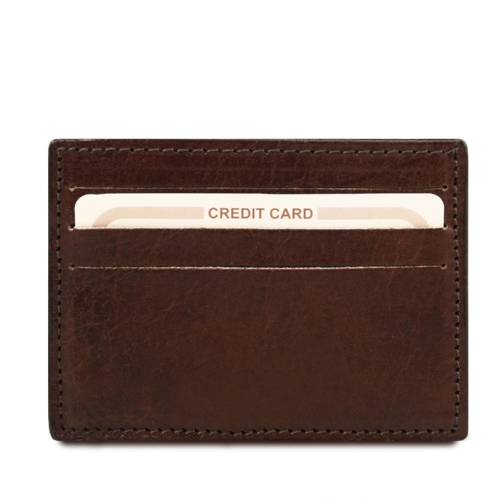 Tuscany Leather Esclusivo Portacarte di Credito in Pelle Spedizione Gratuita