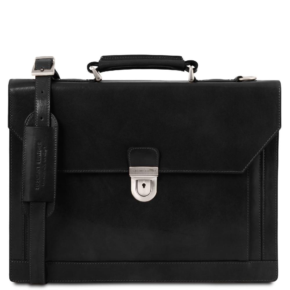 Tuscany Leather Cartella in Pelle 3 Scomparti Moda