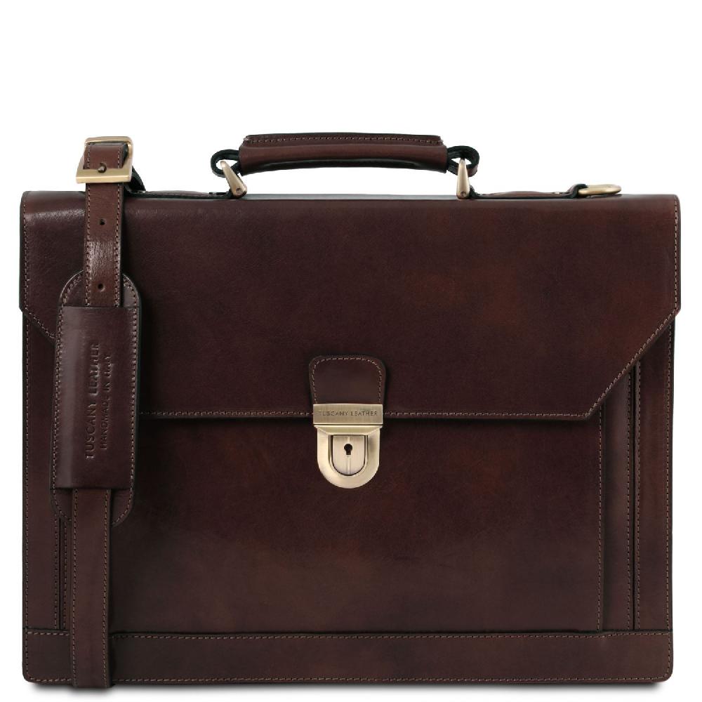 Tuscany Leather Cartella in Pelle 3 Scomparti