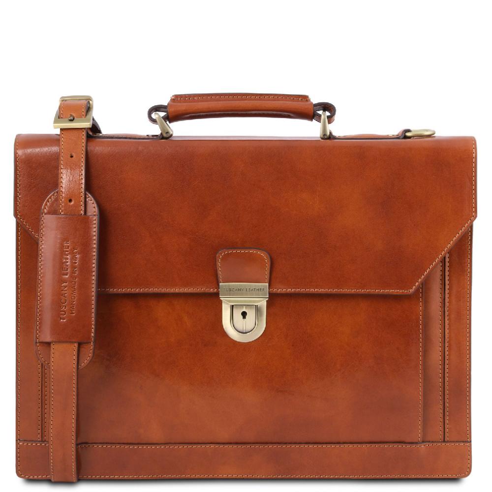Tuscany Leather Cartella in Pelle 3 Scomparti Negozio online di fabbrica