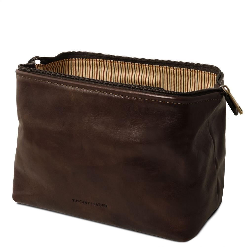 Tuscany Leather Beauty Case in Pelle - Misura Grande Flash Sale