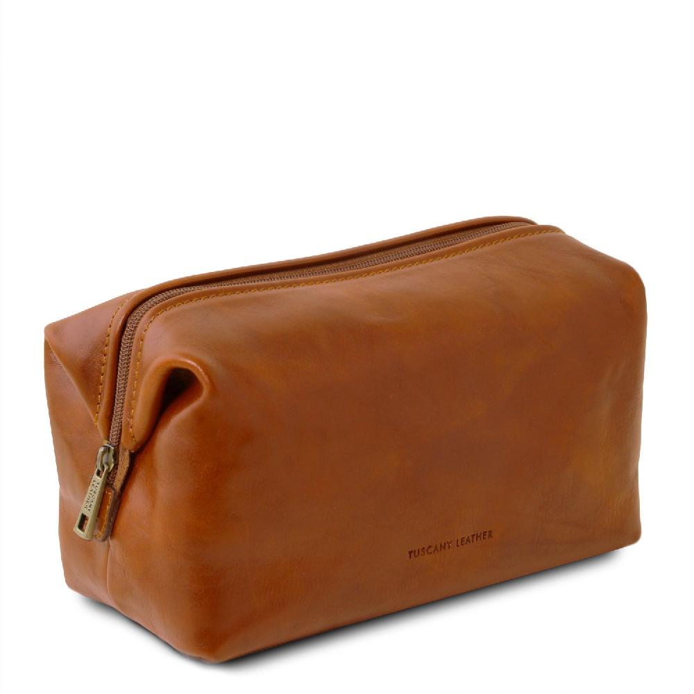 Tuscany Leather Beauty Case in Pelle - Misura Piccola Black Friday