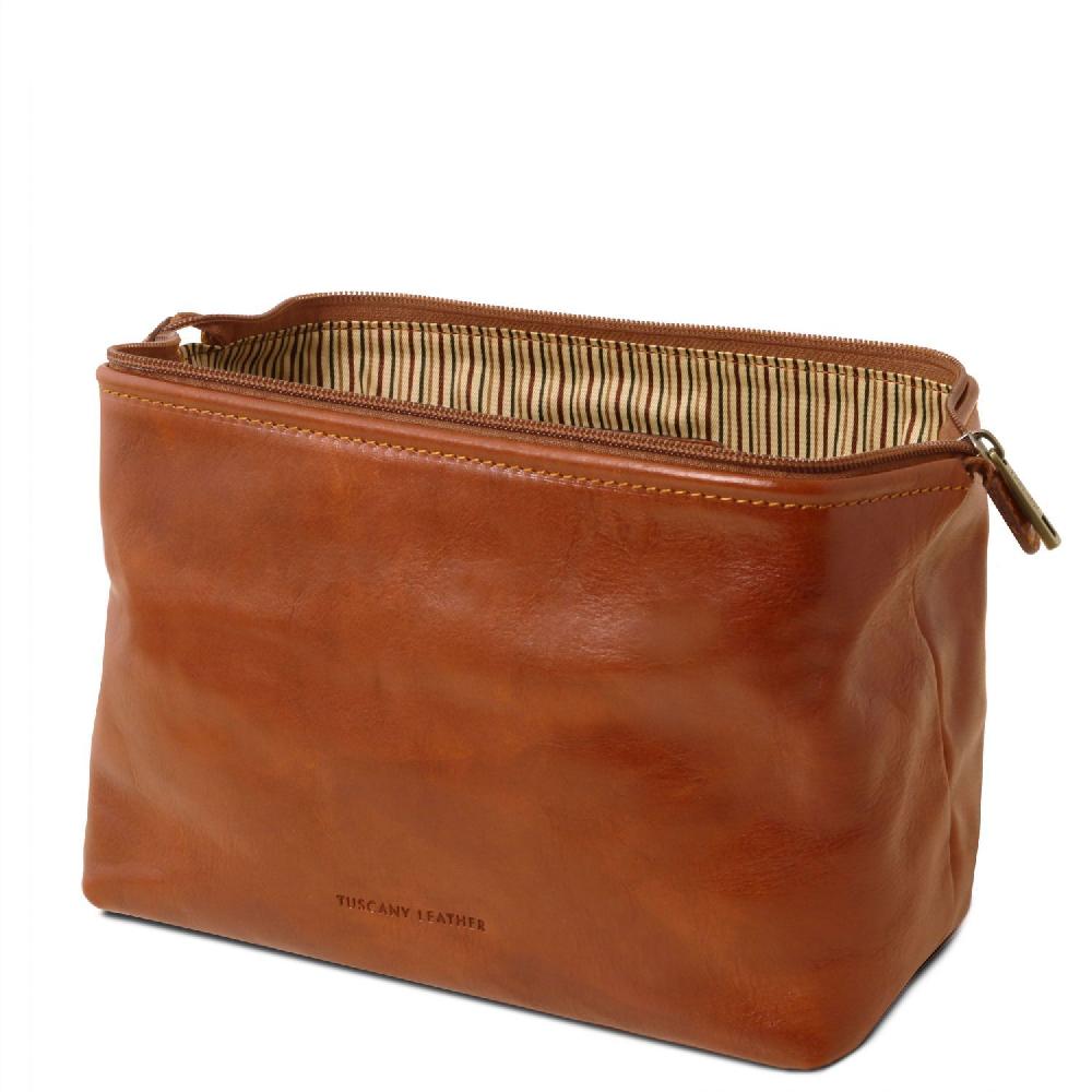 Tuscany Leather Beauty Case in Pelle - Misura Piccola Black Friday