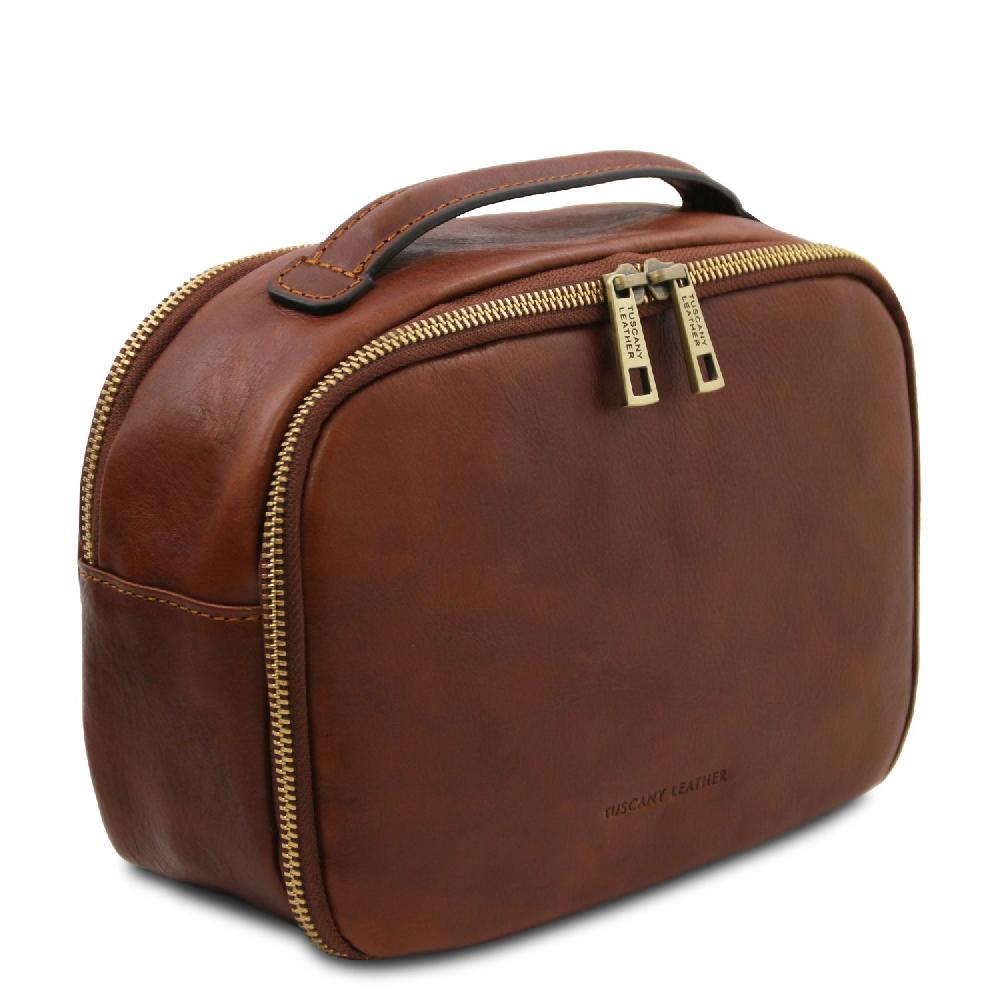 Tuscany Leather Beauty Case in Pelle Offerta Pasqua