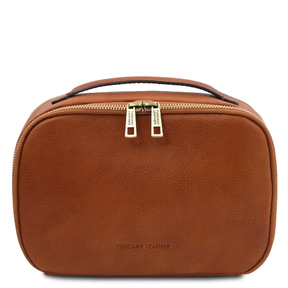Tuscany Leather Beauty Case in Pelle Offerta per la Festa della Mamma