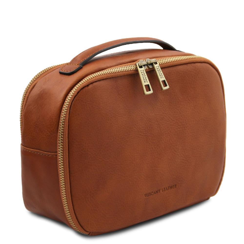Tuscany Leather Beauty Case in Pelle Offerta per la Festa della Mamma