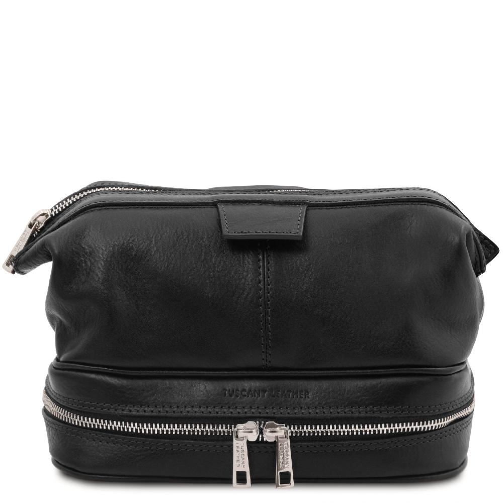 Tuscany Leather Beauty Case in Pelle Offerta Giorno del Papà