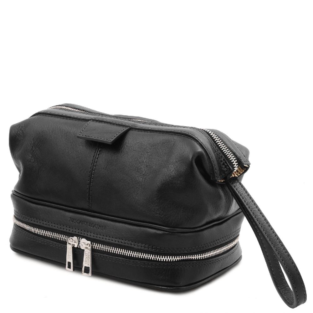 Tuscany Leather Beauty Case in Pelle Offerta Giorno del Papà