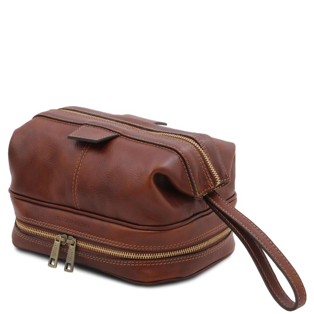 Tuscany Leather Beauty Case in Pelle Offerta Anniversario