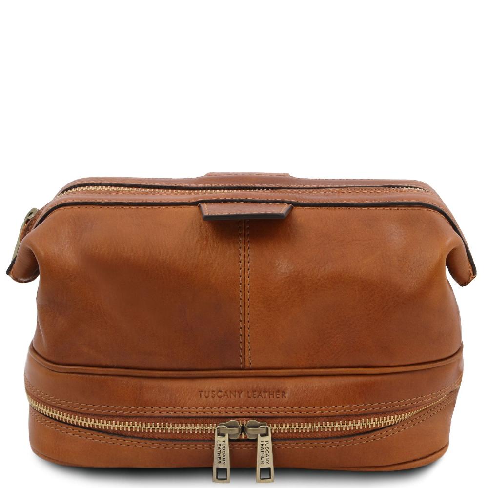Tuscany Leather Beauty Case in Pelle Smaltimento dello stoccaggio