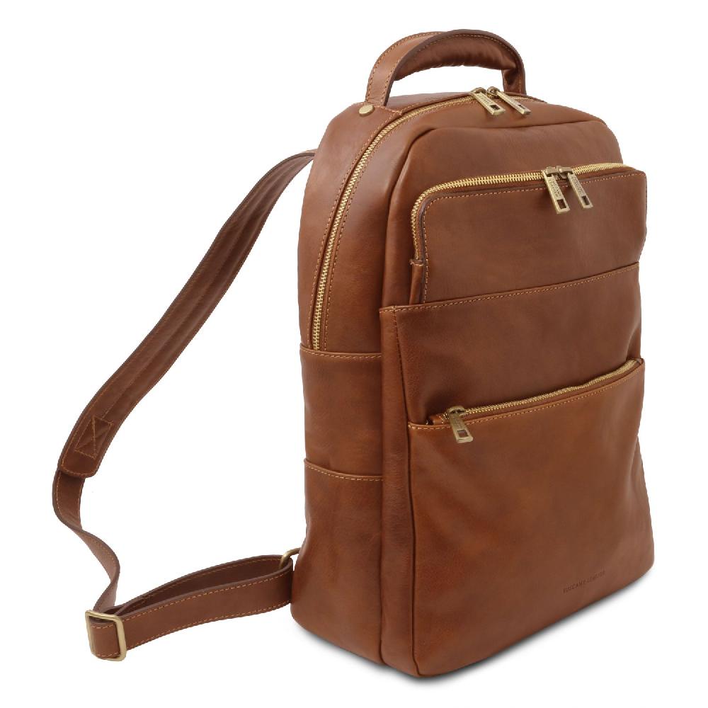 Tuscany Leather Zaino Porta Computer in Pelle Sostegno trimestrale