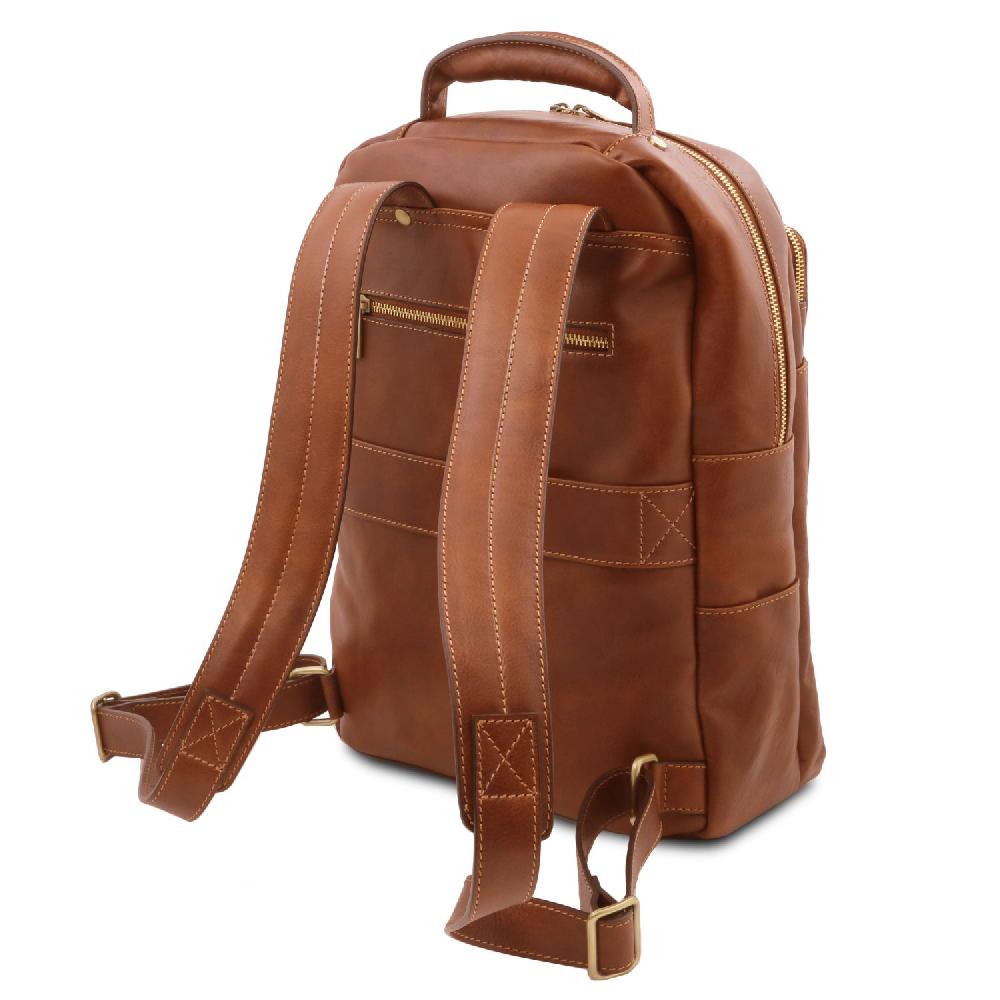 Tuscany Leather Zaino Porta Computer in Pelle Sostegno trimestrale