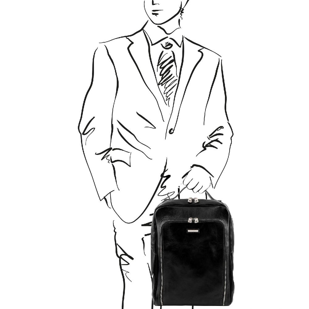 Tuscany Leather Zaino Porta Computer in Pelle Enormi sconti