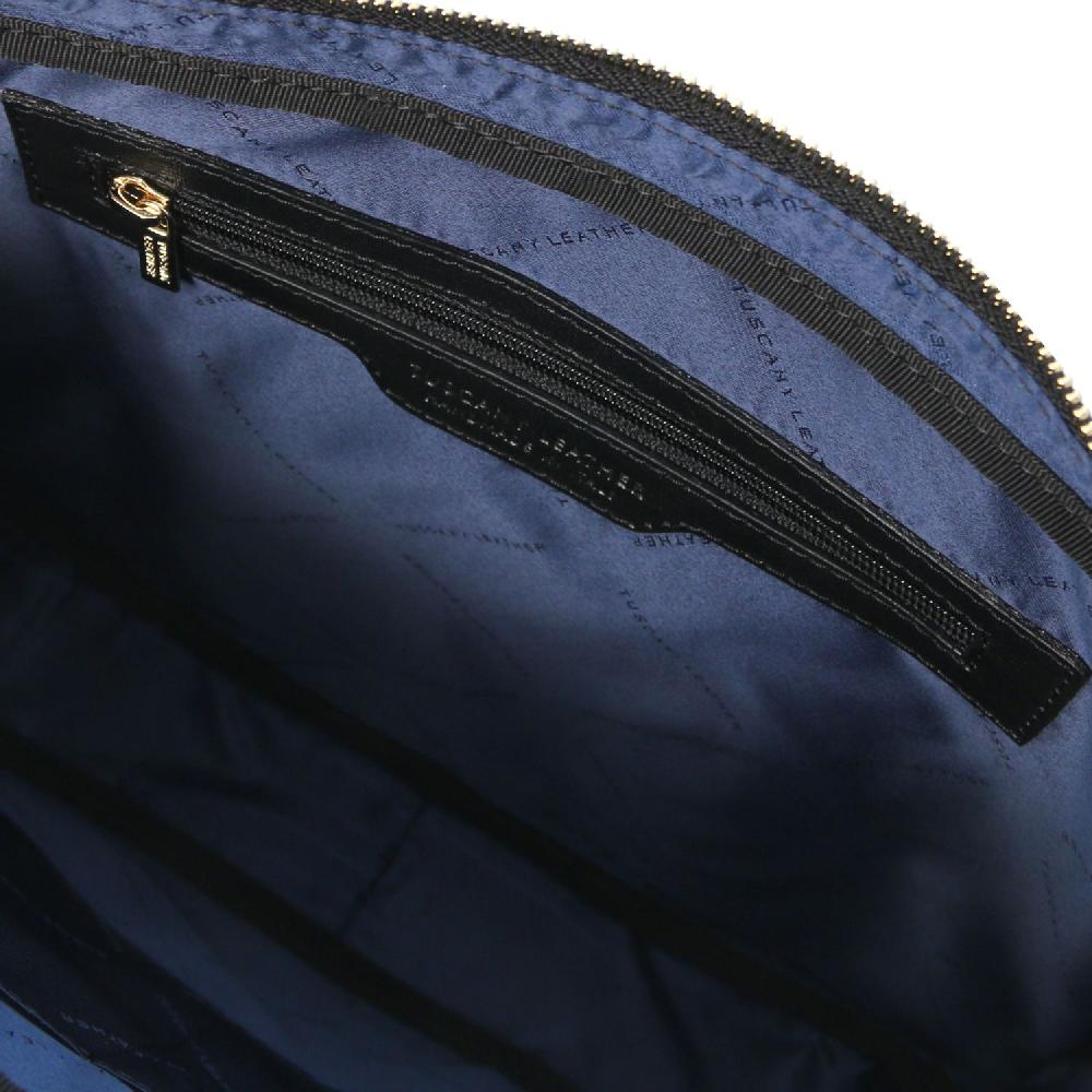 Tuscany Leather Borsa Porta Computer da Donna in Pelle Saffiano Trasporto libero internazionale