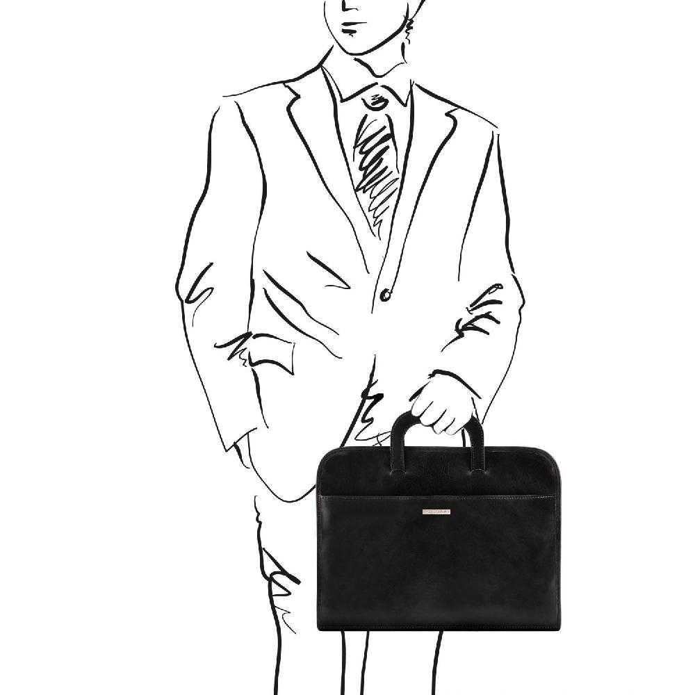 Tuscany Leather Cartella Portadocumenti in Pelle Duty-free