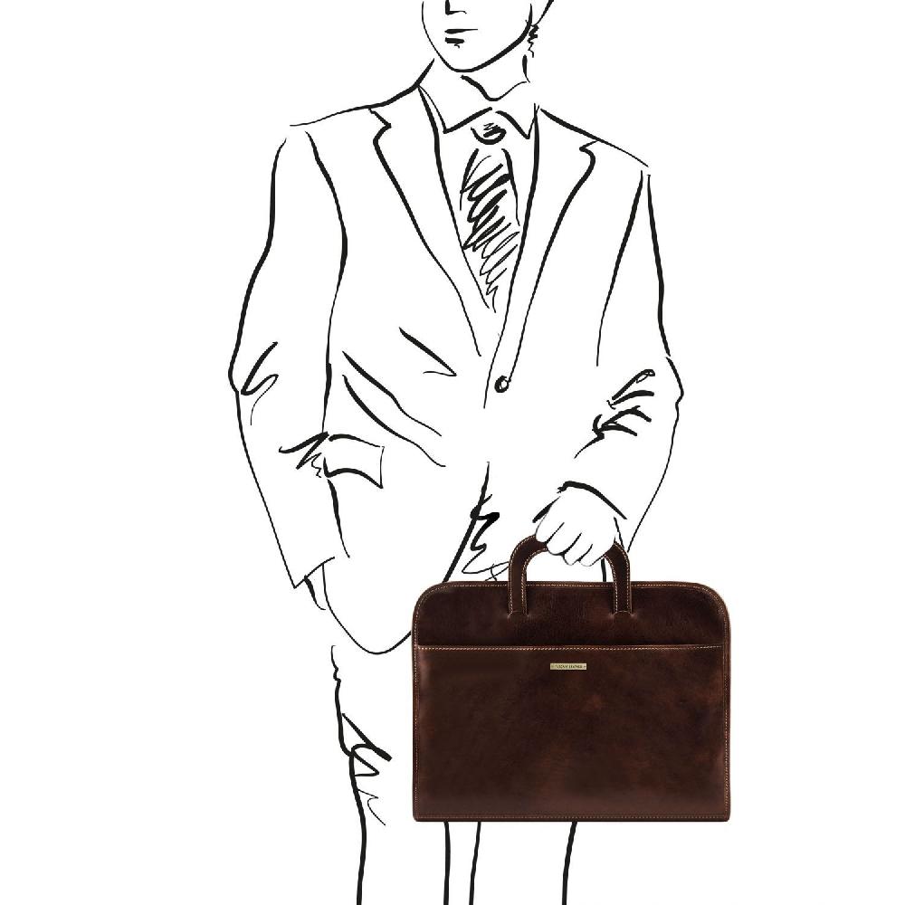 Tuscany Leather Cartella Portadocumenti in Pelle 50% di sconto per tempo limitato