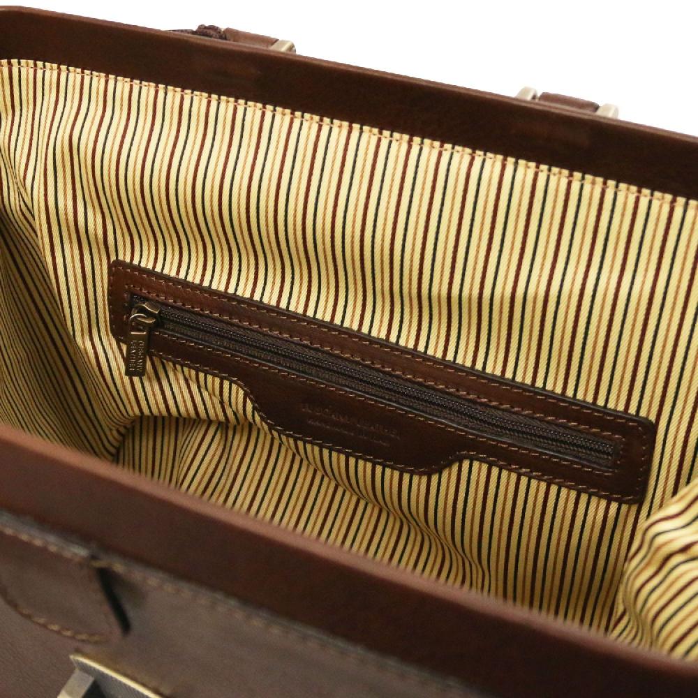 Tuscany Leather Borsa Medico in Pelle In Linea