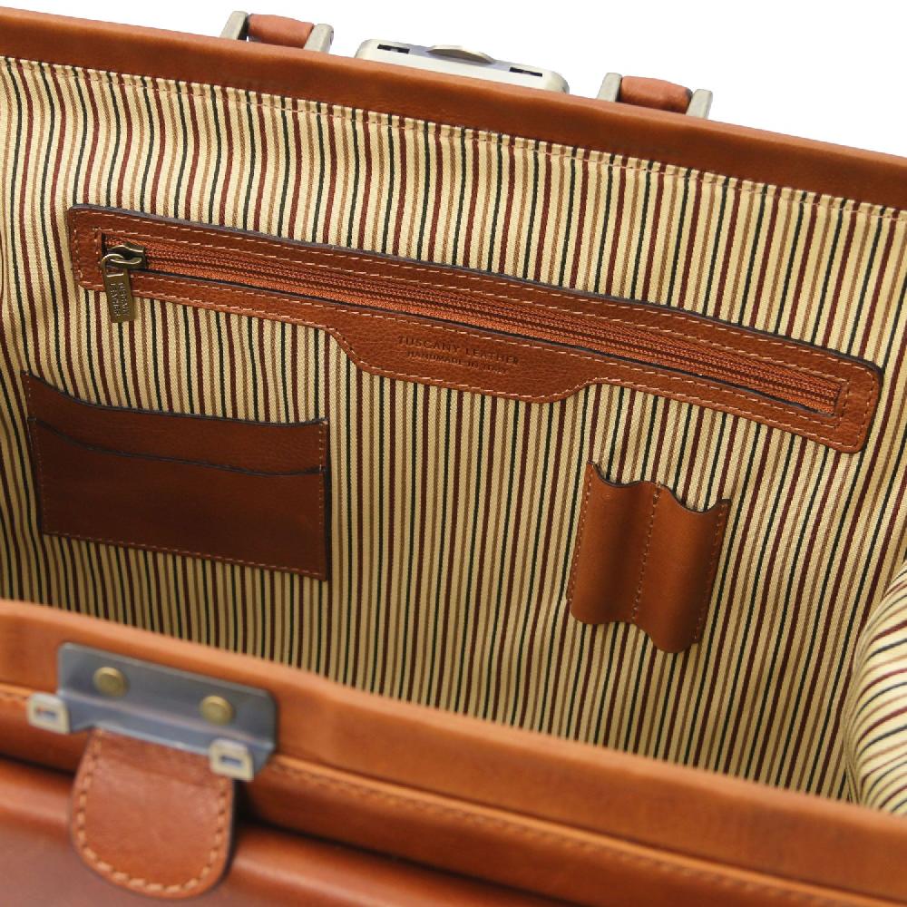 Tuscany Leather Esclusiva Borsa Medico in Pelle Spedizione Gratuita