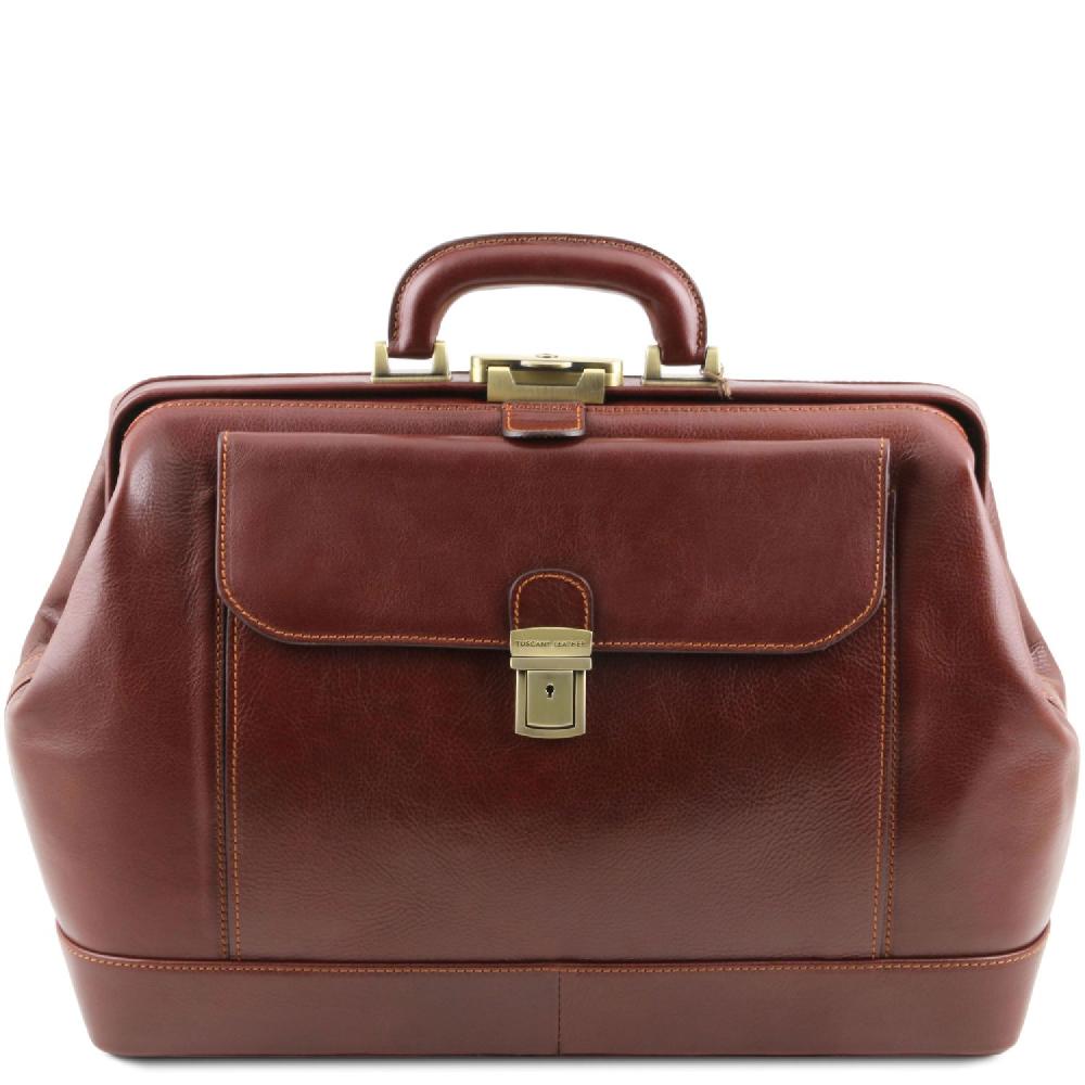 Tuscany Leather Esclusiva Borsa Medico in Pelle Pezzi Unici