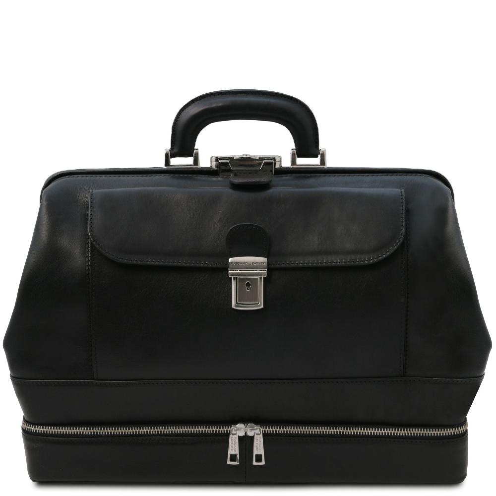 Tuscany Leather Esclusiva Borsa Medico in Pelle con Doppio Fondo Acquista Ora