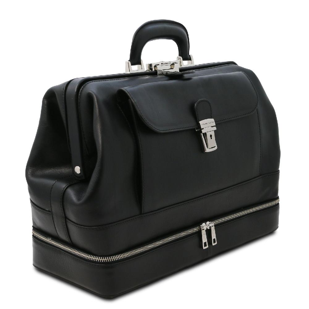 Tuscany Leather Esclusiva Borsa Medico in Pelle con Doppio Fondo Acquista Ora