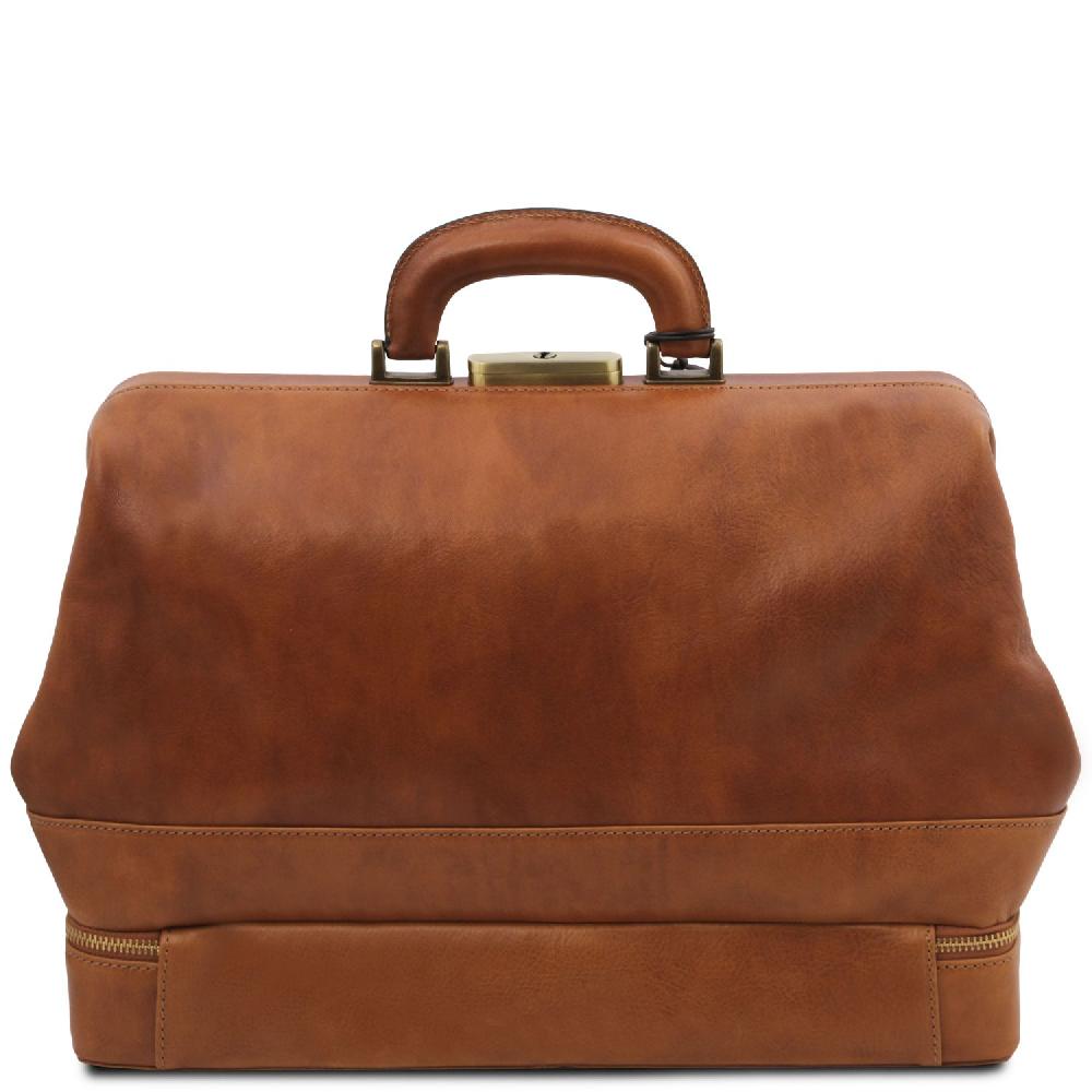Tuscany Leather Esclusiva Borsa Medico in Pelle con Doppio Fondo Fino Al -60%