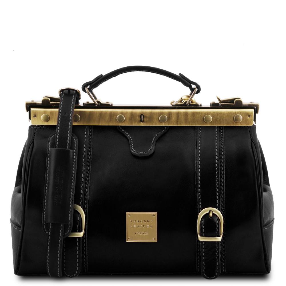 Tuscany Leather Borsa Medico in Pelle con Fibbie Frontali Convenienza