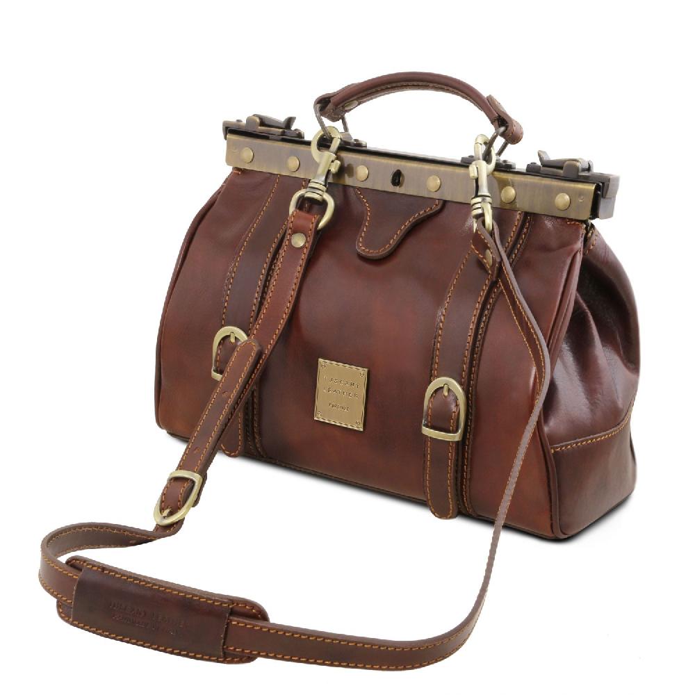 Tuscany Leather Borsa Medico in Pelle con Fibbie Frontali Novità