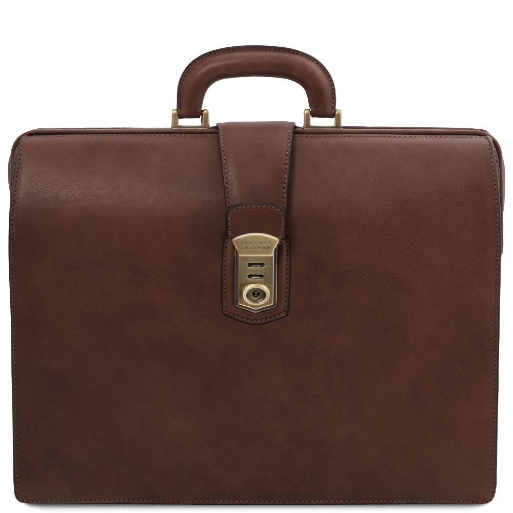 Tuscany Leather Borsa Medico in Pelle 3 Scomparti Economico