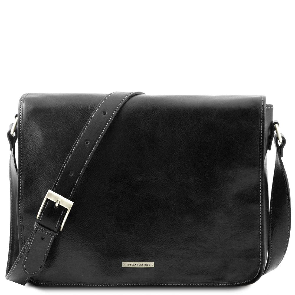 Tuscany Leather Borsa a Tracolla 2 Scomparti in Pelle In Saldo