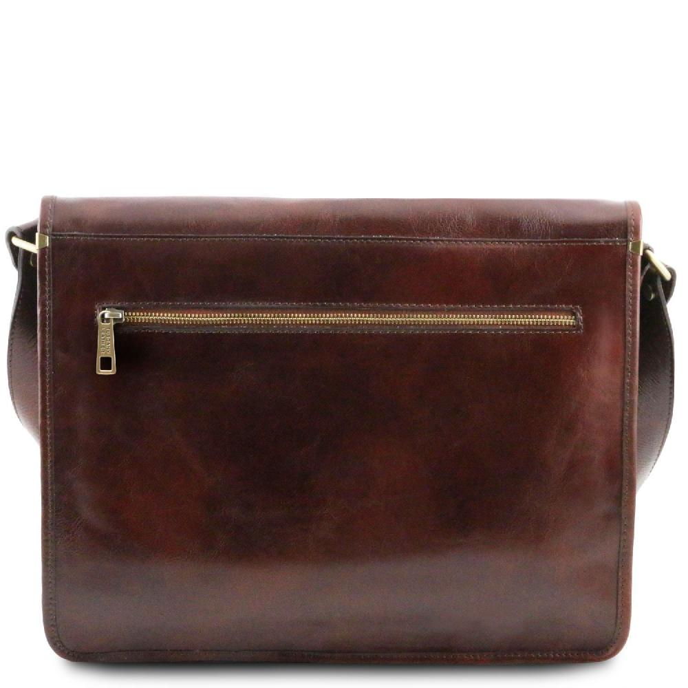 Tuscany Leather Borsa a Tracolla 2 Scomparti - Misura Grande Sconto di tempo limitato