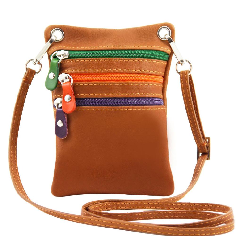 Tuscany Leather Tracollina in Pelle Morbida Grande vendita
