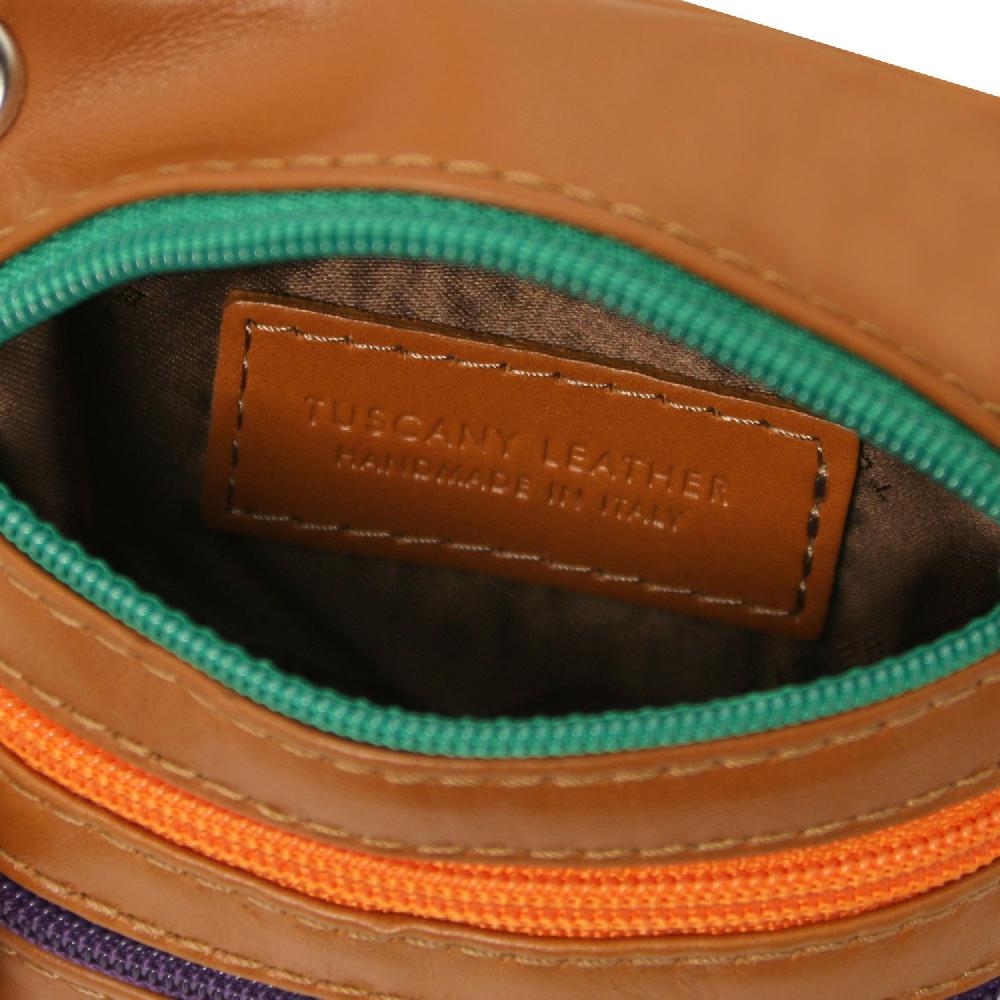 Tuscany Leather Tracollina in Pelle Morbida Grande vendita