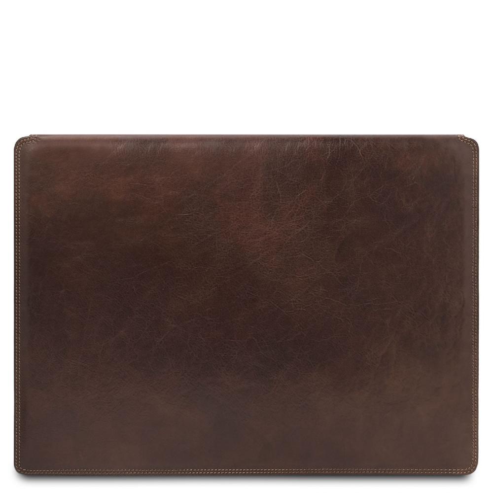 Tuscany Leather Sottomano da Scrivania con Ribalta Tappetino per Mouse e Vuotatasche in Pelle Black Friday