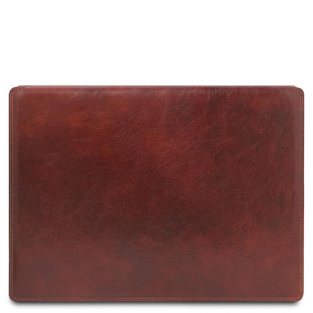 Tuscany Leather Sottomano da Scrivania con Ribalta Tappetino per Mouse e Vuotatasche in Pelle Cyber Monday