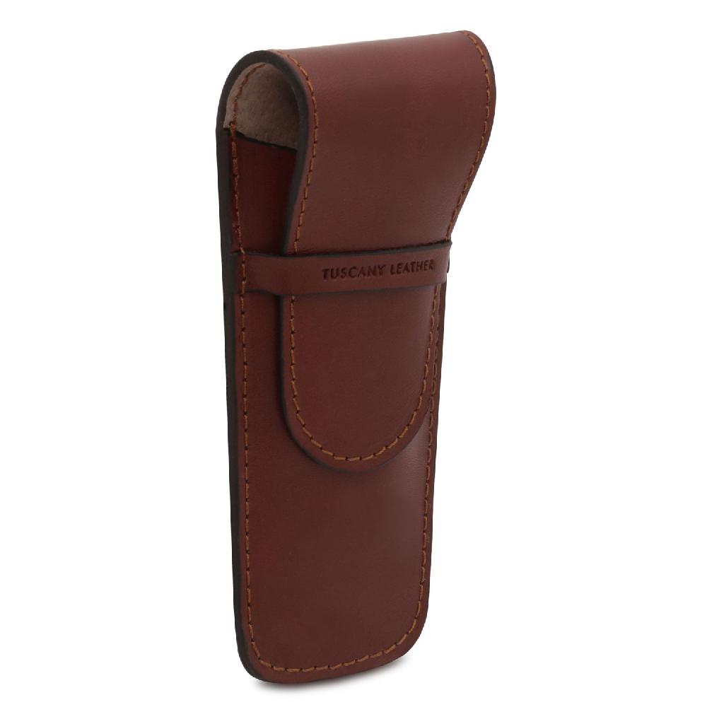 Tuscany Leather Elegante Porta Penne 2 Posti/porta Orologio in Pelle Offerta migliore