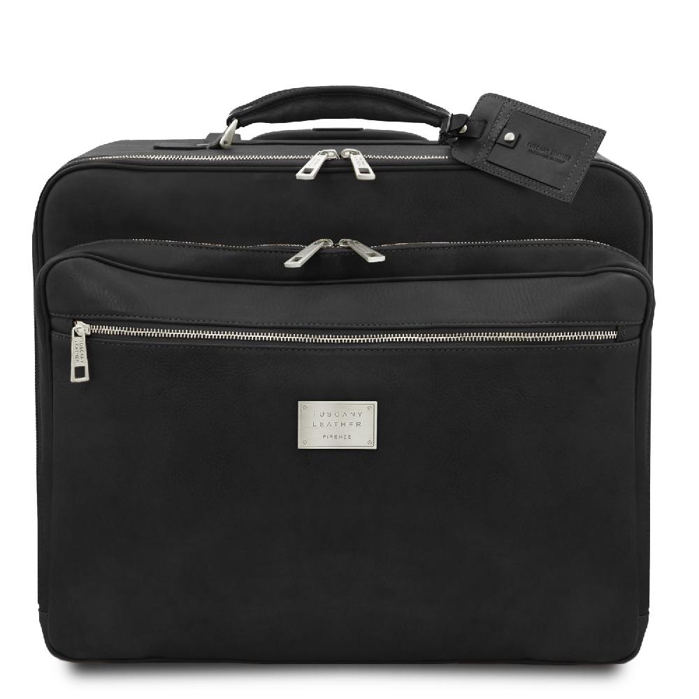 Tuscany Leather Borsa Pilota in Pelle con due Ruote Offerta settimanale