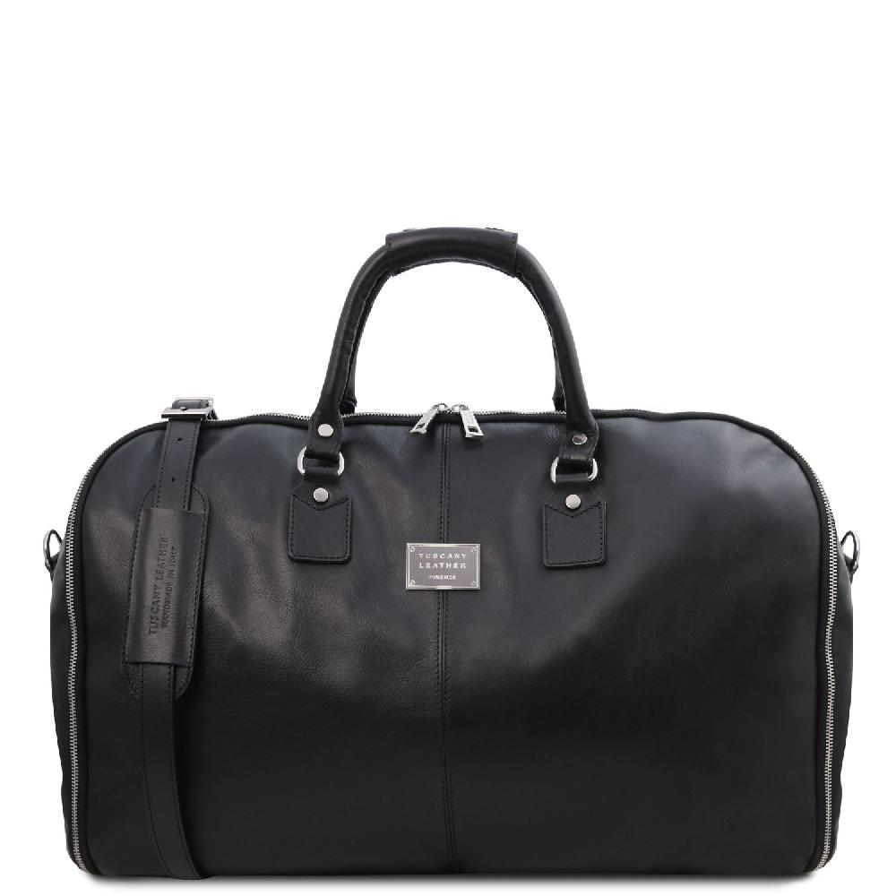 Tuscany Leather Borsone da Viaggio/Porta Abiti in Pelle Fino al 50% di sconto