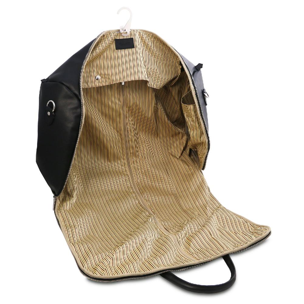 Tuscany Leather Borsone da Viaggio/Porta Abiti in Pelle Fino al 50% di sconto