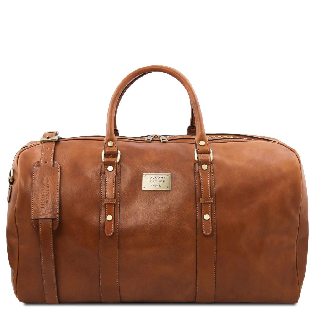Tuscany Leather Borsone da Viaggio in Pelle Offerta speciale della fabbrica