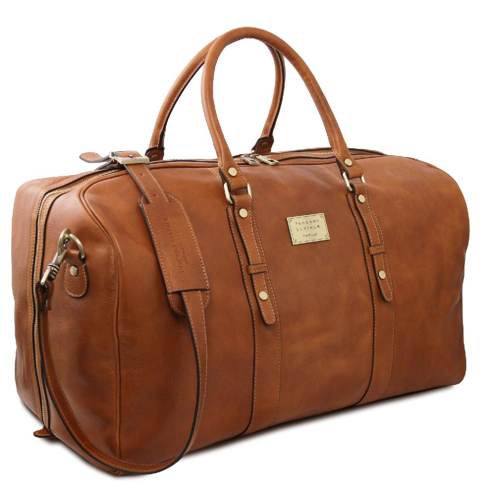 Tuscany Leather Borsone da Viaggio in Pelle Offerta speciale della fabbrica